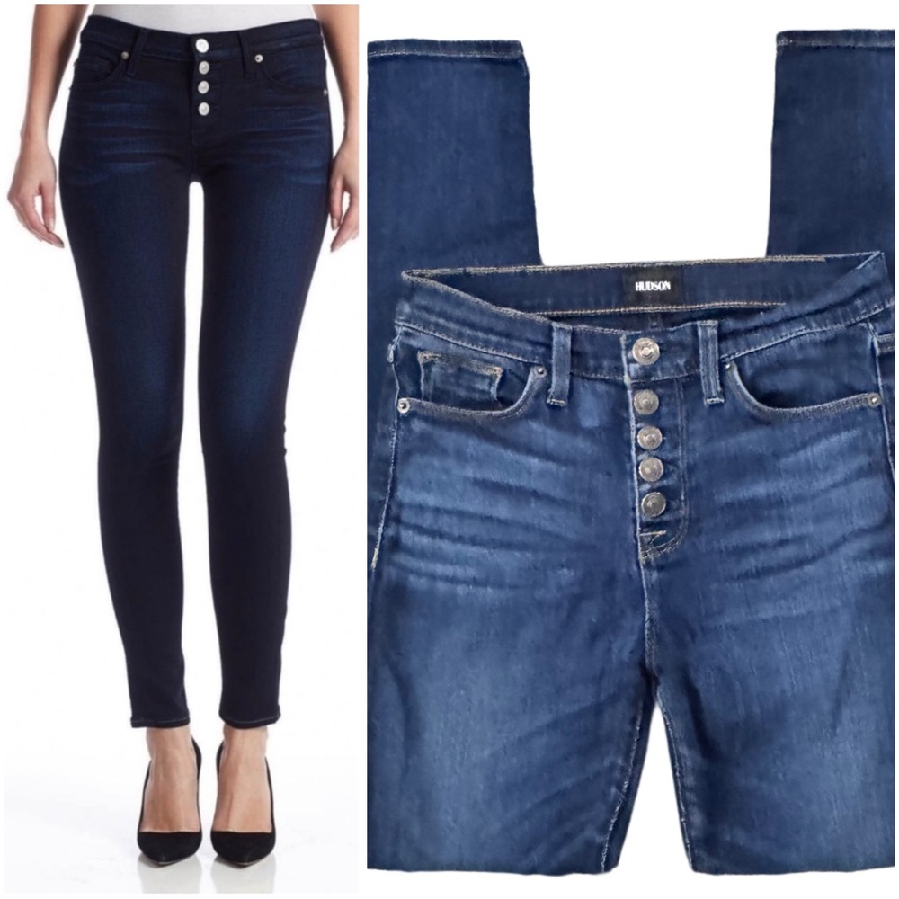 Hudson Jeans Skinny Fit Deep Blue